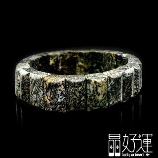 【晶好運】招財進寶16.6mm限量黑藍線石手排(BB-122/現貨)