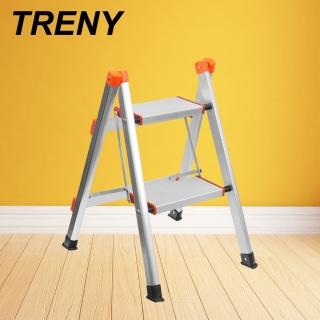 【TRENY】加寬鋁製二階踏梯-櫥櫃用