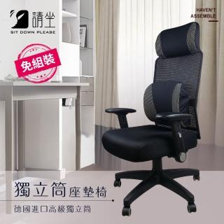 【請坐】免組裝MIT 獨立筒專利座墊椅(辦公椅/電腦椅/電競椅/會議椅)
