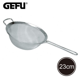 【GEFU】德國品牌不鏽鋼單柄濾網(23cm)