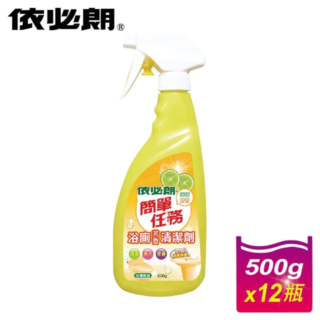 【IBL 依必朗】簡單任務浴廁芳香清潔劑(檸檬芳香500g*12瓶)