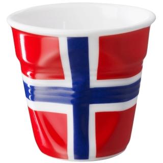 【REVOL】法國 REVOL FRO 挪威國旗 陶瓷皺折杯 80cc