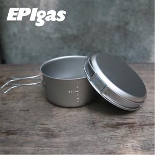 【EPIgas】ATS 鈦鋁炊具組 TS-102(鍋子.炊具.戶外登山露營用品、鈦金屬)