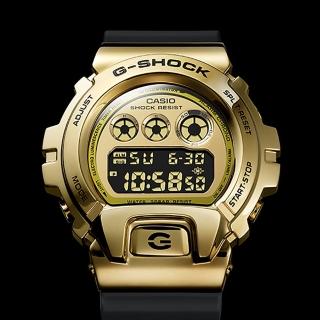 【CASIO 卡西歐】G-SHOCK DW-6900 25周年金屬手錶 女王節(GM-6900G-9)