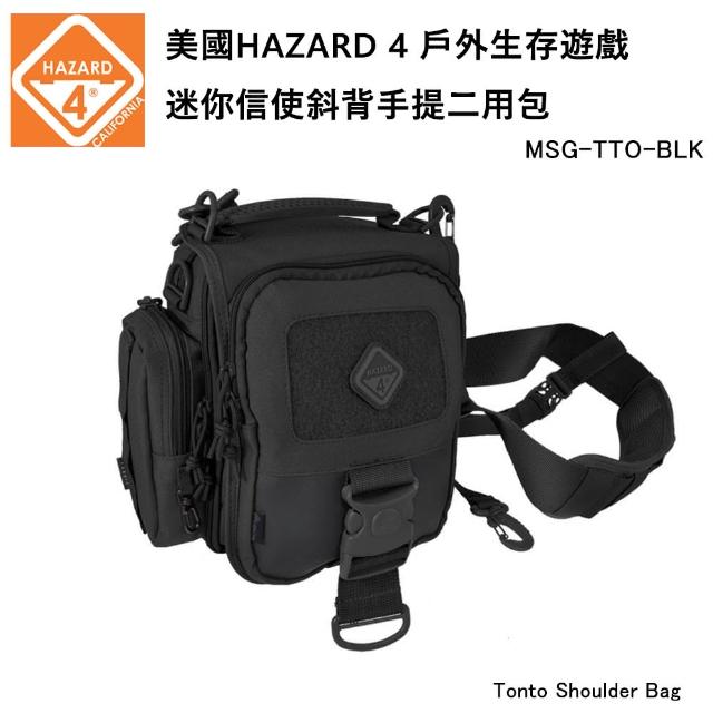 【Hazard 4】onto Shoulder Bag 迷你信使斜背手提兩用包-黑色 MSG-TTO-BLK(公司貨)