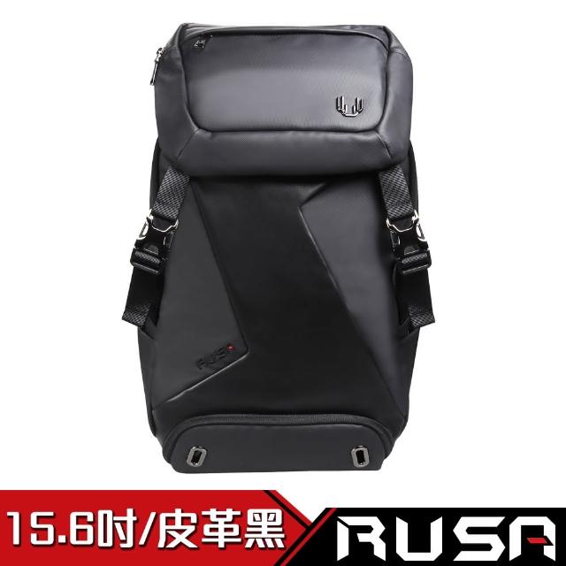 【RUSA】15.6吋可拆式後背包(RS-507/皮革黑)