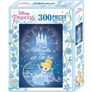 【Disney 迪士尼】 迪士尼公主300片盒裝拼圖─仙蒂（M）