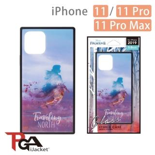 【iJacket】iPhone 11/11 Pro/11 Pro Max 冰雪奇緣2 四角氣墊 9H玻璃殼(安娜)