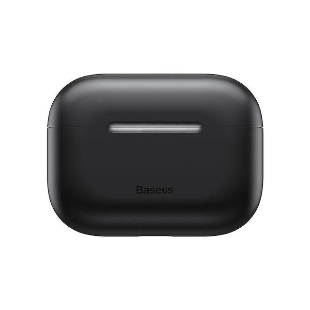 【BASEUS】倍思出彩致薄AirPods Pro矽膠保護防摔耳機盒收納套(黑色)