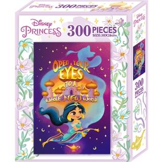 【Disney 迪士尼】 迪士尼公主300片盒裝拼圖─茉莉（N）