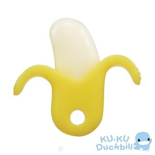 【KU.KU. 酷咕鴨】香蕉寶寶固齒器(4個月以上適用)