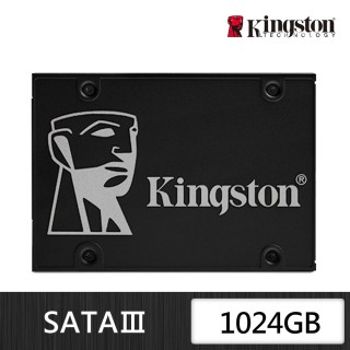 【Kingston 金士頓】KC600 SATA-3 1TB SSD 固態硬碟(SKC600/1024G)