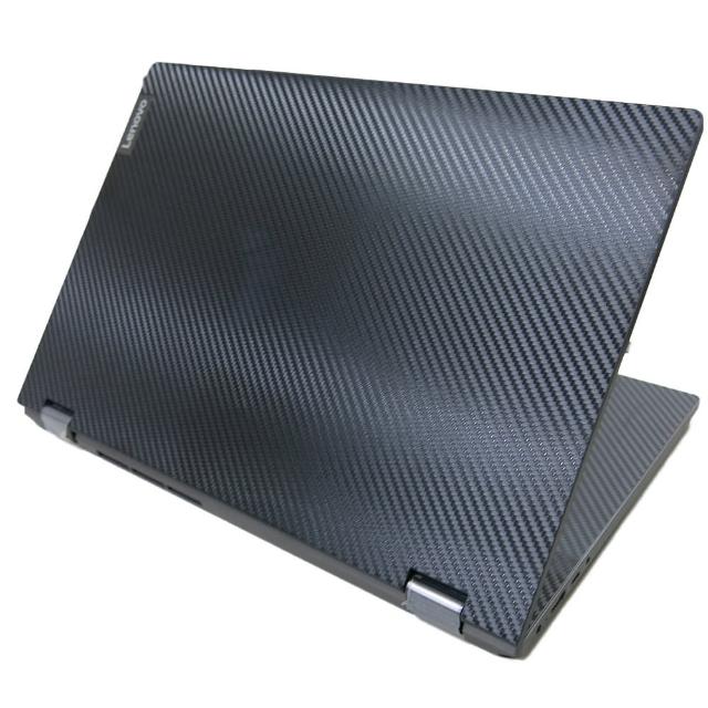 【Ezstick】Lenovo IdeaPad C340 15 IML 黑色立體紋機身貼(含上蓋貼、鍵盤週圍貼、底部貼)