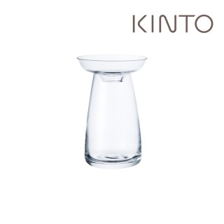 【Kinto】AQUA CULTURE 玻璃花瓶 小-透明