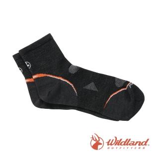 【Wildland 荒野】中性 美麗諾羊毛機能襪-黑色 W3002-54(羊毛襪/襪子/機能襪/保暖襪)