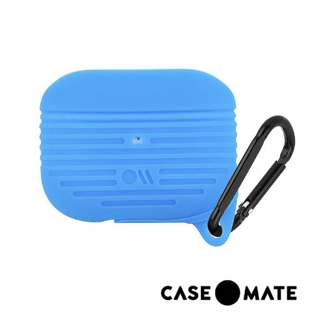 【CASE-MATE】AirPods Pro 軍規防摔防水保護套(藍色-贈掛環)
