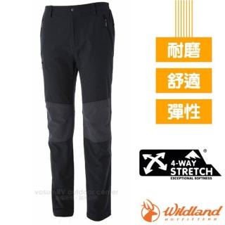 【Wildland 荒野】男新款 RE 四向高彈性耐磨透氣輕保暖機能長褲(0A52362 深鐵灰 V)