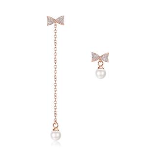 【KATROY】天然珍珠．生日禮物．純銀耳環(5.0-5.5 mm)