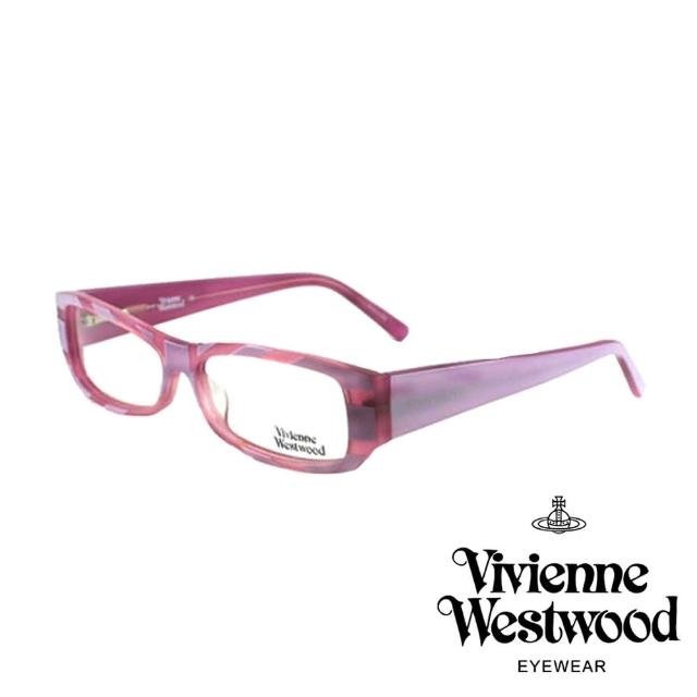 【Vivienne Westwood】英倫龐克風光學鏡框(粉/紫 VW053_04)
