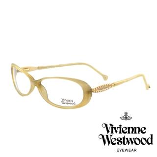 【Vivienne Westwood】英倫龐克風光學平光鏡框(黃 VW024_01)