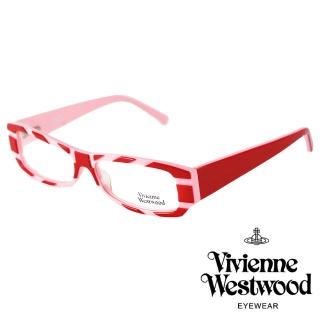 【Vivienne Westwood】英倫龐克風光學鏡框(紅/粉 VW053_03)