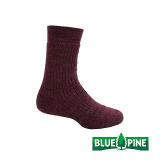 【青松戶外】羊毛保暖襪-酒紅 B61810-18(羊毛/襪子/保暖襪/冬季保暖)