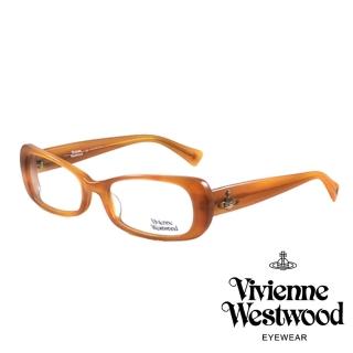 【Vivienne Westwood】英倫龐克風光學鏡框(橘 VW097_07)