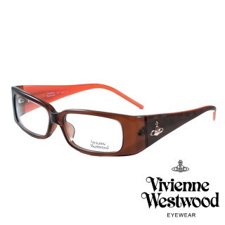 【Vivienne Westwood】英倫龐克風光學鏡框(咖啡 VW116_01)