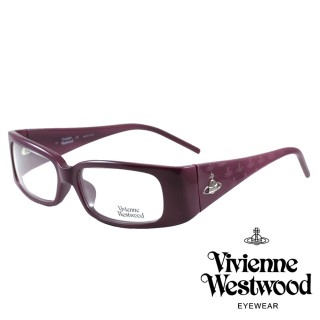 【Vivienne Westwood】英倫龐克風光學鏡框(紫 VW116_03)