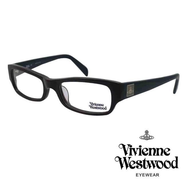 【Vivienne Westwood】英倫龐克風經典土星款光學眼鏡(黑 VW099_05)