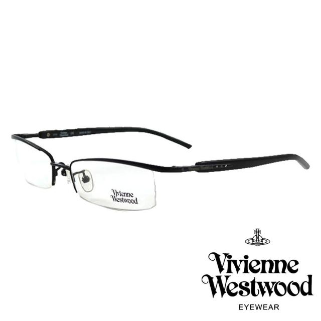 【Vivienne Westwood】英倫龐克風光學鏡框(黑 VW112_01)