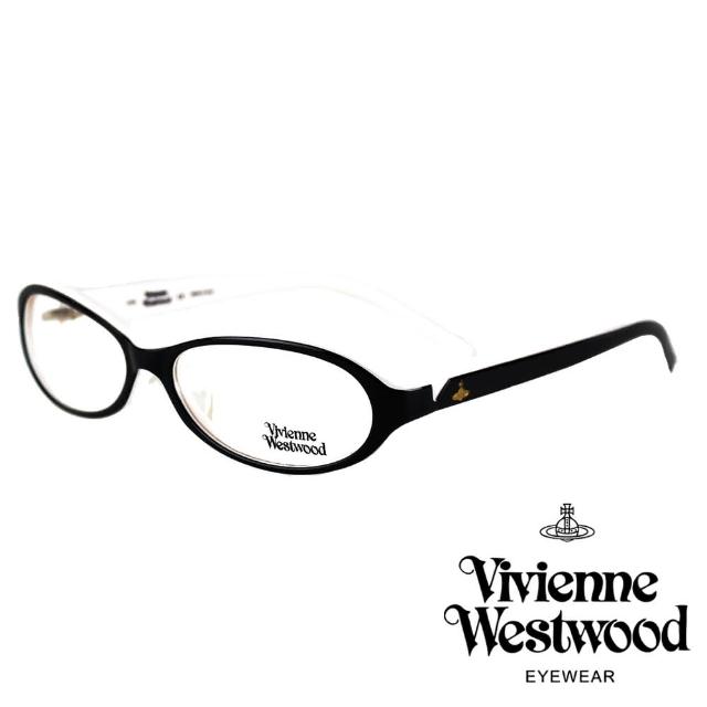 【Vivienne Westwood】經典土星款光學眼鏡(黑/白 VW132_01)