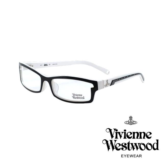 【Vivienne Westwood】英倫龐克風光學眼鏡(黑/白 VW138_02)