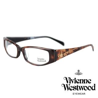 【Vivienne Westwood】英倫龐克風時尚復古造型光學眼鏡(黑 VW135_03)