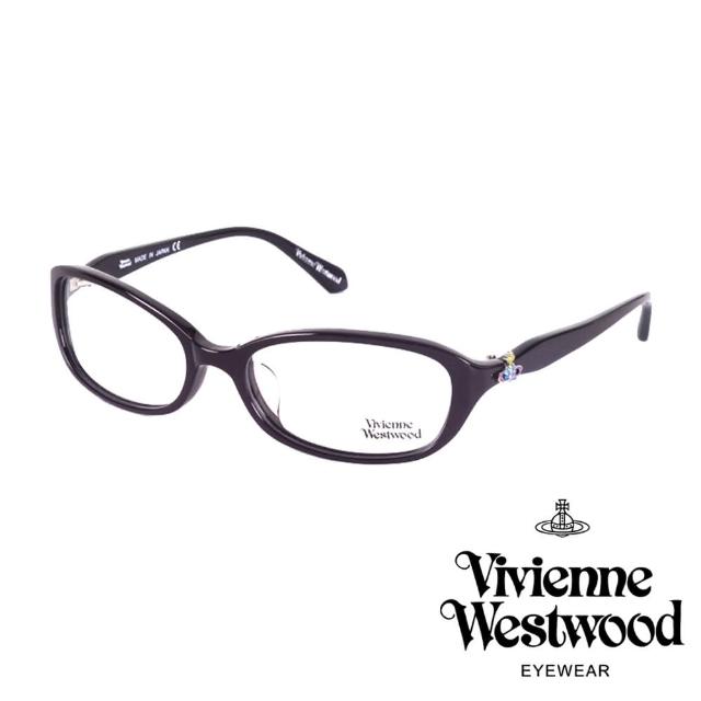 【Vivienne Westwood】經典土星環光學眼鏡(深紫 VW263_04)