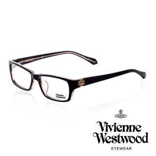 【Vivienne Westwood】十字土星環個性款光學眼鏡(黑/黃 VW261_04)