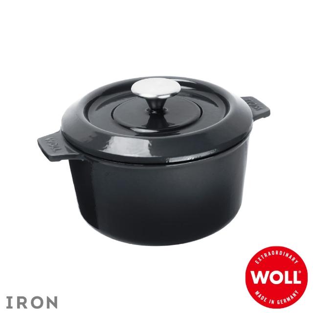 【Woll】德國歐爾-IRON 20cm鑄鐵鍋(灰)