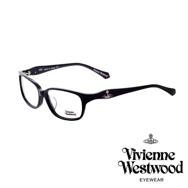 【Vivienne Westwood】經典土星個性款光學眼鏡(黑 VW262_01)
