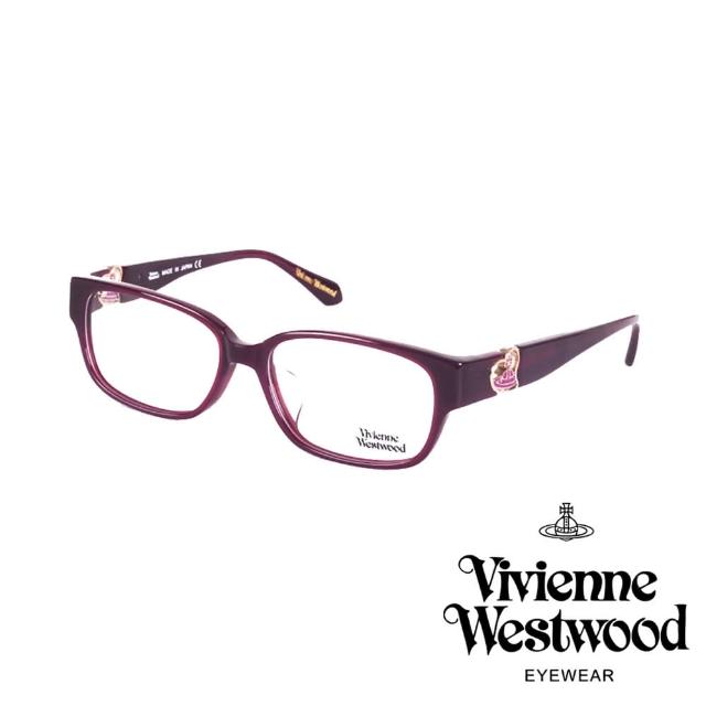 【Vivienne Westwood】立體土星龐克款光學眼鏡(紫 VW269_03)