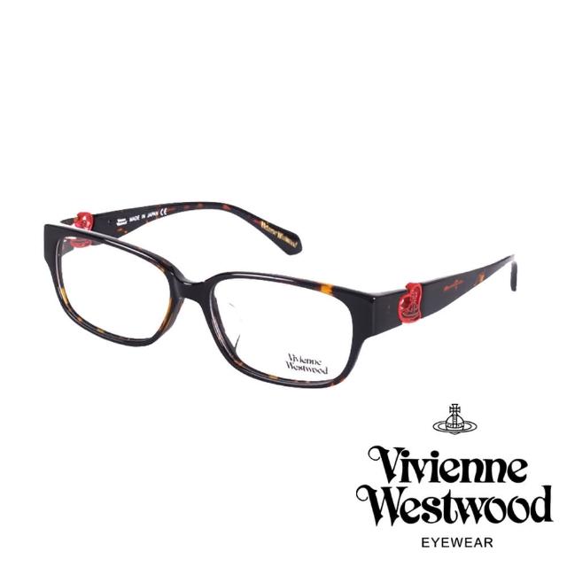 【Vivienne Westwood】立體土星龐克款光學眼鏡(黑/琥珀 VW269_02)