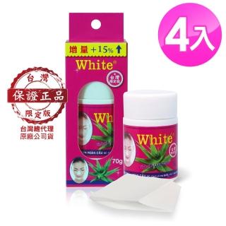 【White】蘆薈膠毛孔粉刺凝膠面膜70g(4入)