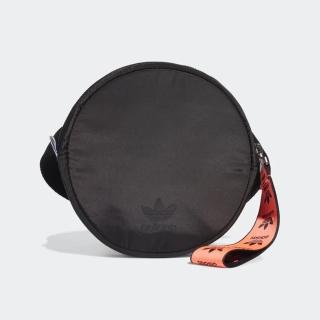 【adidas 愛迪達】WAIST BAG ROUND 圓形小腰包 尼龍 黑色(FL9617)