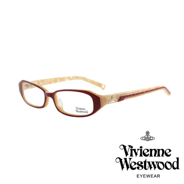 【Vivienne Westwood】英倫龐克風光學眼鏡(棕 VW139_03)