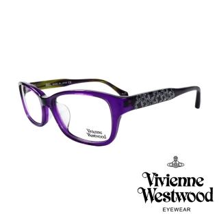 【Vivienne Westwood】華麗潮流感滿天土星光學眼鏡(紫 VW314_03)