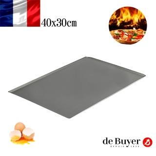 【de Buyer 畢耶】『不沾烘焙系列』長方形淺烤托盤40x30cm