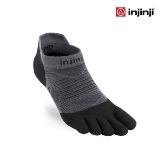 【Injinji】RUN 吸排五趾隱形襪(黑色)NAA06(標準款 五趾襪 隱形襪 五指襪)