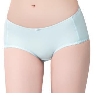 【Swear 思薇爾】棉花糖純真風系列M-XL中低腰平口內褲(水藍色)