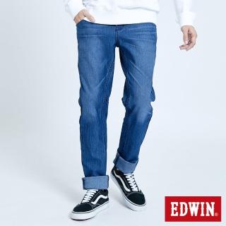 【EDWIN】男裝 JERSEYS EJ2 X EF迦績長褲(石洗藍)