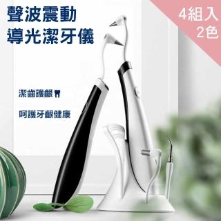 【CS22】VIBRATION 高效多功能電動潔牙沖牙器(4組入-潔牙器)