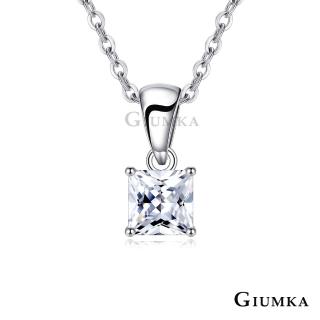 【GIUMKA】新年禮物純銀項鍊．短項鍊．幾何方鑽．女項鏈(0.5CM / 0.6CM)